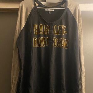 Harley-Davidson Black and grey Raglan Shirt